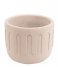 Present Time  Plant pot Drips cement small Ivory (PT3605WH)