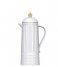 Present Time  Thermos bottle Crown glossy 1000ml white (PT3561WH)
