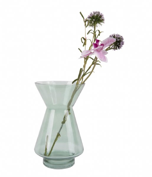 Present Time  Vase Glow Glass Green (PT3618GR)