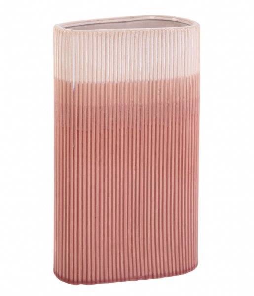 Present Time  Vase Triangle ceramic medium Pink (PT3591PI)