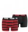 Puma  Heritage Stripe Boxer 2P Red / Black (786)