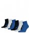 PumaBwt Quarter 6P 6-Pack Navy White Strong Blue (001)