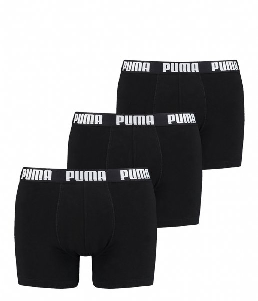 Puma  Everday Boxer 3-Pack Black (001)