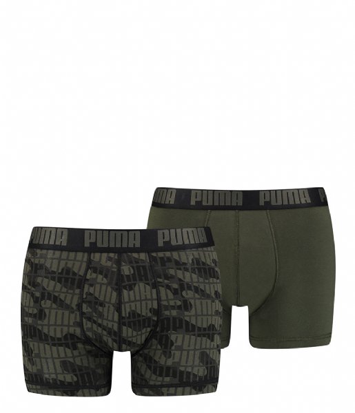 Puma  Camo Boxer 2P 2-Pack Forest (005)
