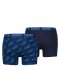 Puma  Aop Boxer 2P 2-Pack Blue (002)