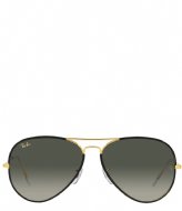 Ray Ban Icons Aviator Full Color Black On Legend Gold (919671)