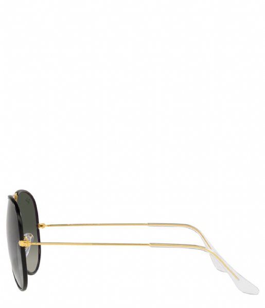 Ray Ban  Icons Aviator Full Color Black On Legend Gold (919671)