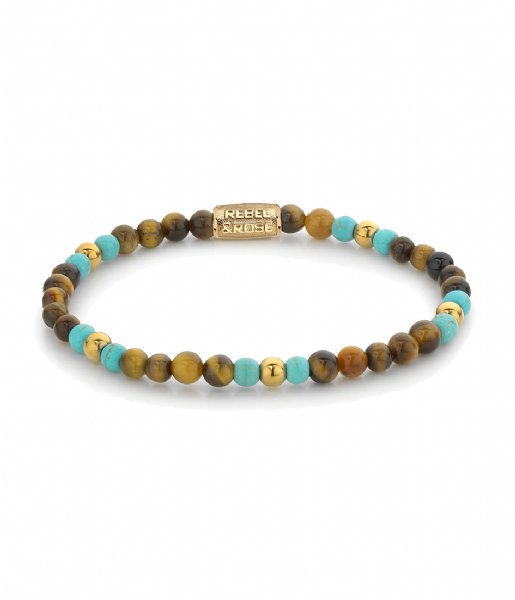 Rebel and Rose  Mix Tiger Turquoise Brown Gold Mix
