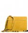 Replay  Leather Shoulder Bag lemon yellow