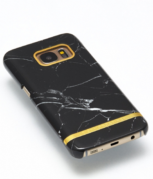 Richmond & Finch  Samsung Galaxy S7 Edge Cover Marble Glossy black marble (12)