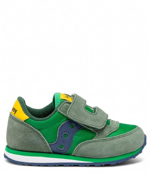 Saucony  Baby Jazz Hook-and-Loop Green Yellow Blue