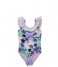 Scotch and Soda  All Over Printed Contrast Ruffle Bathing Suit Painters Flower (5530)