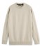 Scotch and Soda  Structure-knitted raglan sleeve pullover contains Wool Stone Melange (0621)