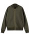 Scotch and Soda  Relaxed fit zip-thru bomber sweat Olive (0456)