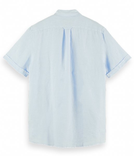 Scotch and Soda  REGULAR FIT Classic short sleeve shirt Blue (0765)