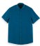 Scotch and Soda  REGULAR FIT Classic short sleeve shirt Sinister Green (4159)