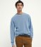 Scotch and Soda  Classic crewneck pull in structured knit Seaside Blue Melange (4206)
