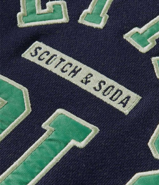 Scotch and Soda  Boys Embro artwork double faced sweatshirt Night (2)