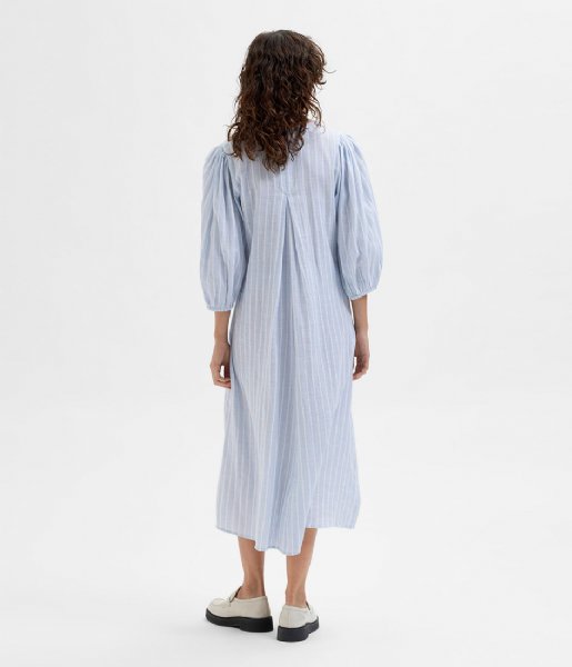 Selected Femme  Helina 2/4 Midi Dress Brunnera Blue