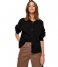 Selected Femme  Lulu Long Sleeve Knit Short Cardigan B Black