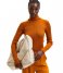 Selected Femme  Costina Knit Rib Rollneck B Coll Pumpkin Spice