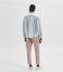Selected Homme  Brad 23903 Stripe Long Sleeve Loose Denim Shirt Light Blue Denim
