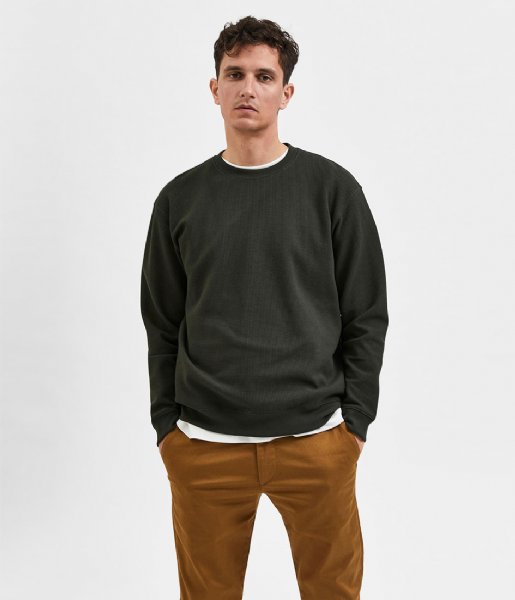 Selected Homme  Relaxmorell Crew Neck Sweat W Rosin (#36362D)
