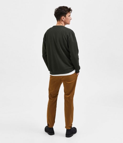 Selected Homme  Relaxmorell Crew Neck Sweat W Rosin (#36362D)