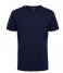 Selected Homme  Morgan Short Sleeve O-Neck Tee Maritime Blue (#27293D)