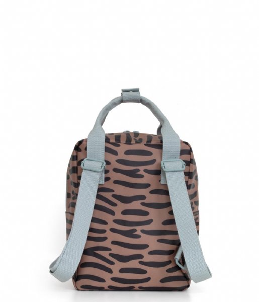 Studio Ditte  Backpack Small Tiger Stripes Brown