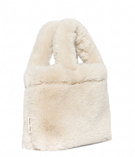 Studio Noos  Faux Fur Mini Handbag Neutral