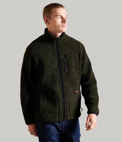 Superdry  Sherpa Workwear Jacket Surplus Goods Olive (LO3)