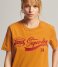 Superdry  Vintage Script Style Coll Tee Thrift Gold Marl (6RG)