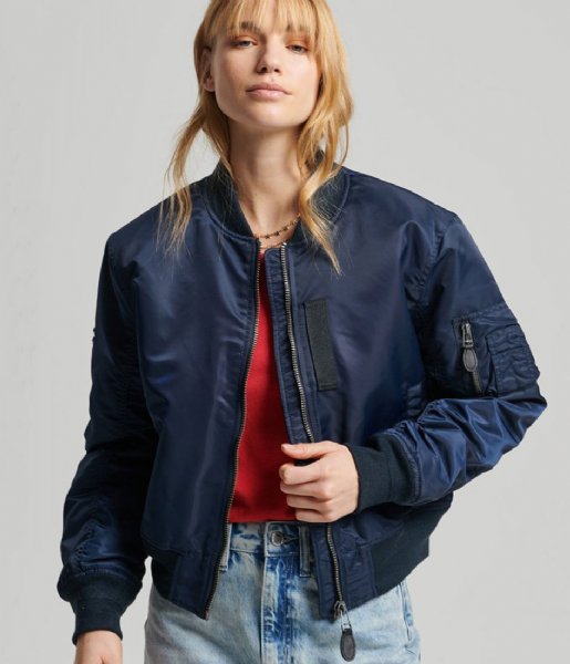Superdry  Ma1 Bomber Nordic Chrome Navy (L6T)