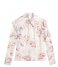 Ted Baker  Thellma Twist Neck Frill Detail Top Ivory
