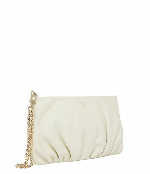 Ted Baker  Graciia Gathered Clutch Light Yellow