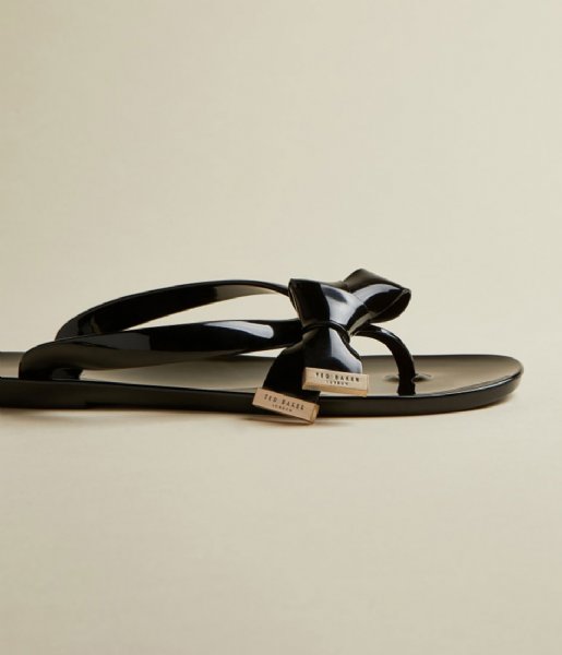 Ted Baker  Luzzi Origami Bow Flip Flop Rude rude black