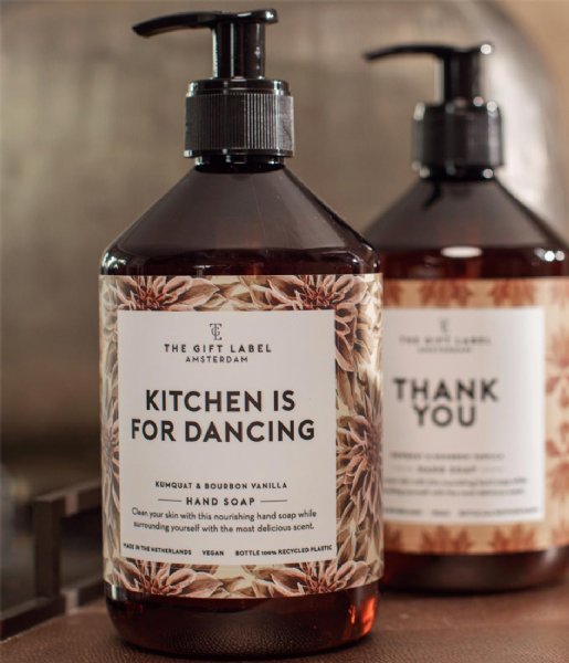 The Gift Label  Hand soap 500ml Kitchen Is For Dancing Kitchen Is For Dancing