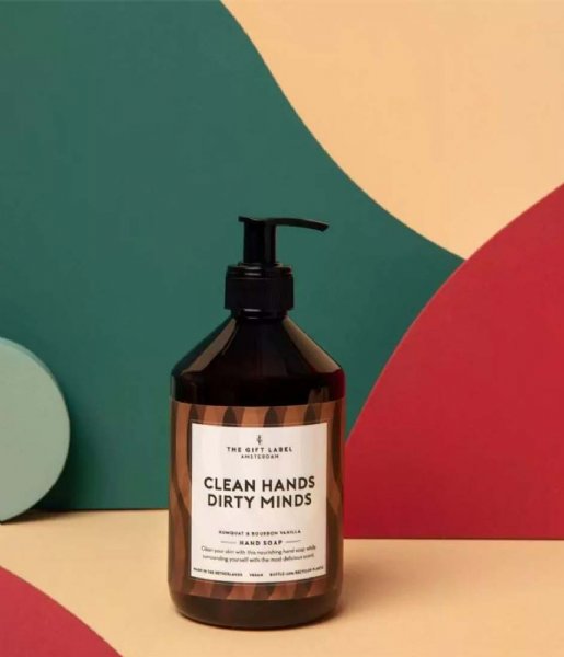 The Gift Label  Hand Soap 500ml Clean Hands Dirty Minds Clean Hands Dirty Minds
