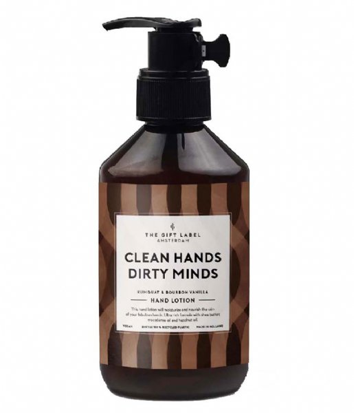 The Gift Label  Hand Lotion Clean Hands Dirty Minds 250 ml V3 Clean Hands Dirty Minds