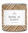 The Gift Label  Candletin 310 gr Home is happy Fresh cotton Fresh cotton