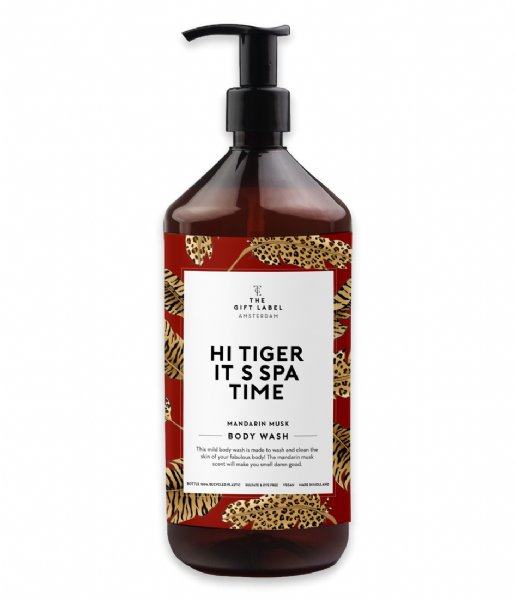 The Gift Label  Body wash Mandarin musk Hi tiger it's spa time Mandarin Musk