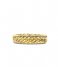 TI SENTO - Milano  925 Sterling Zilveren Ring 12263 Silver Yellow Gold Plated (SY)