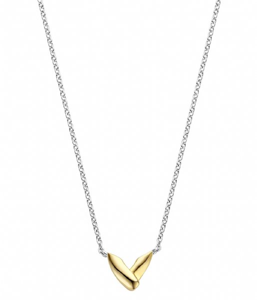 TI SENTO - Milano  925 Sterling Zilveren Ketting 3990 Silver Yellow Gold Plated (SY)