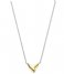 TI SENTO - Milano  925 Sterling Zilveren Ketting 3990 Silver Yellow Gold Plated (SY)