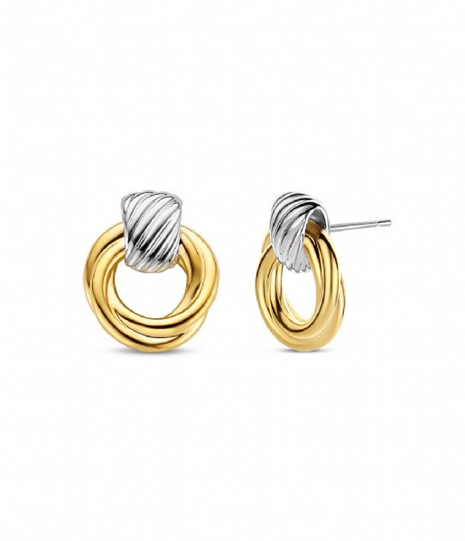 TI SENTO - Milano  925 Sterling Zilveren Earrings 7858 Silver yellow gold plated (7858SY)