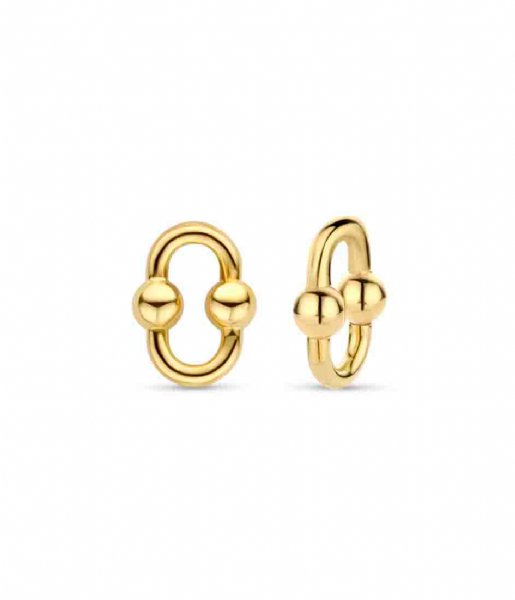 TI SENTO - Milano  Silver Gold Plated Ear Charms 9259SY Silver yellow gold plated