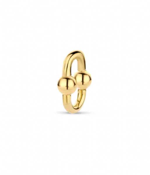TI SENTO - Milano  Silver Gold Plated Ear Charms 9259SY Silver yellow gold plated