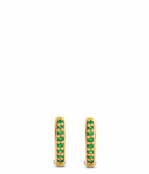 TI SENTO - Milano  925 Sterling Zilver Earrings 7811 Emerald (7811EM)