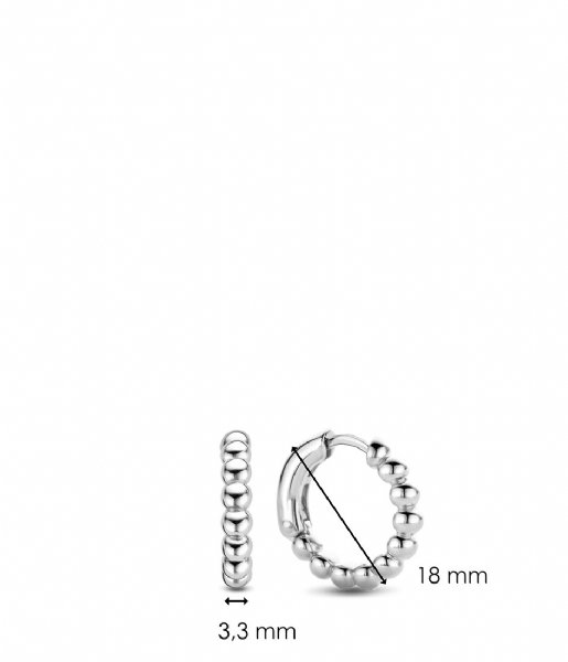 TI SENTO - Milano  925 Sterling Zilver Earrings 7825 Silver (7825SI)